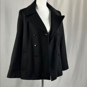 Women's Black Calvin Klein Peacoat Size 10P